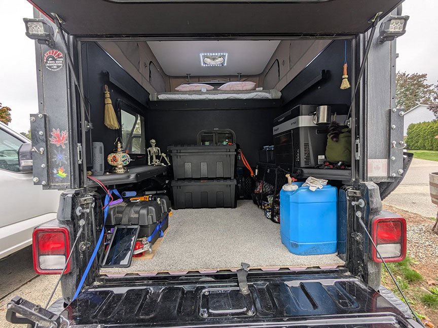OV-X 5.0 truck topper camper